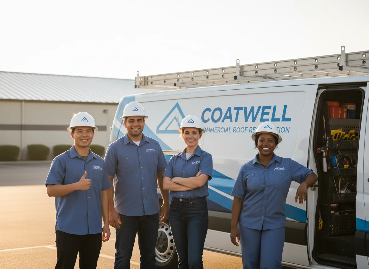 Commercial roof coating company in Brickeys, AR